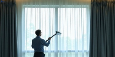 Commercial curtain steam cleaning service sunday-creek-vic hotels offices