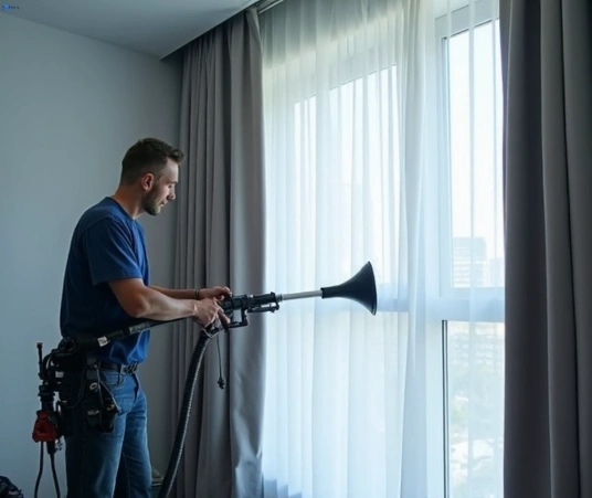 Professional curtain steam cleaning process equipment Matty Curtain Cleaning sunday-creek-vic